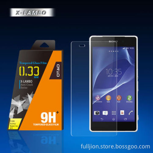 OTAO 0.2mm 0.33mm Tempered Glass Screen Protector for Sony Xperia Z2